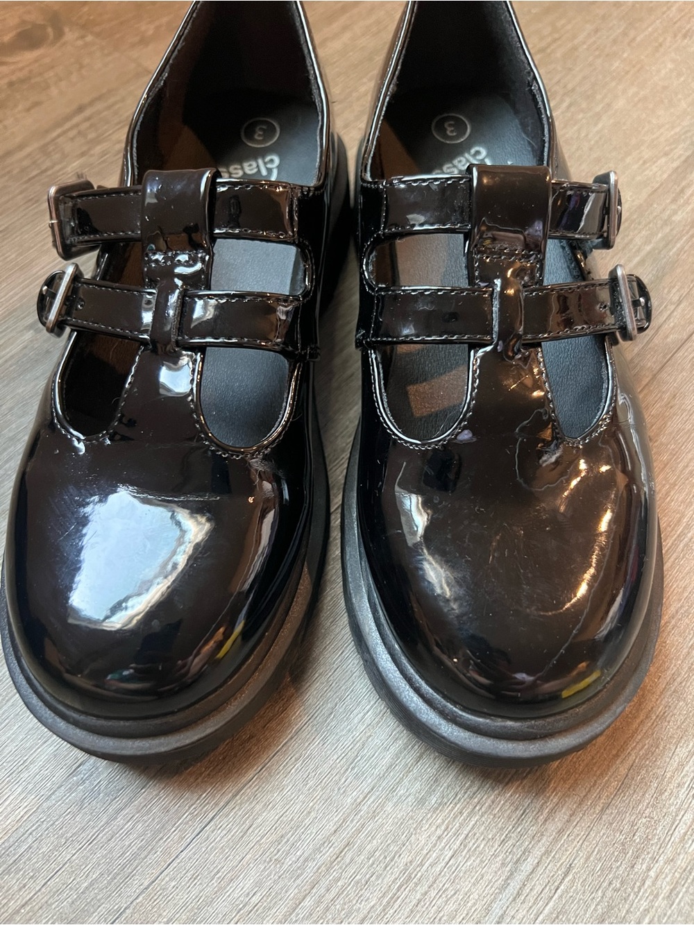 Classic Black Patent Mary Jane Shoes